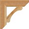 Ekena Millwork Legacy Slat Rough Sawn Bracket, Western Red Cedar, 4"W x 18"D x 18"H BKT04X18X18LEC06RWR - alternate 3